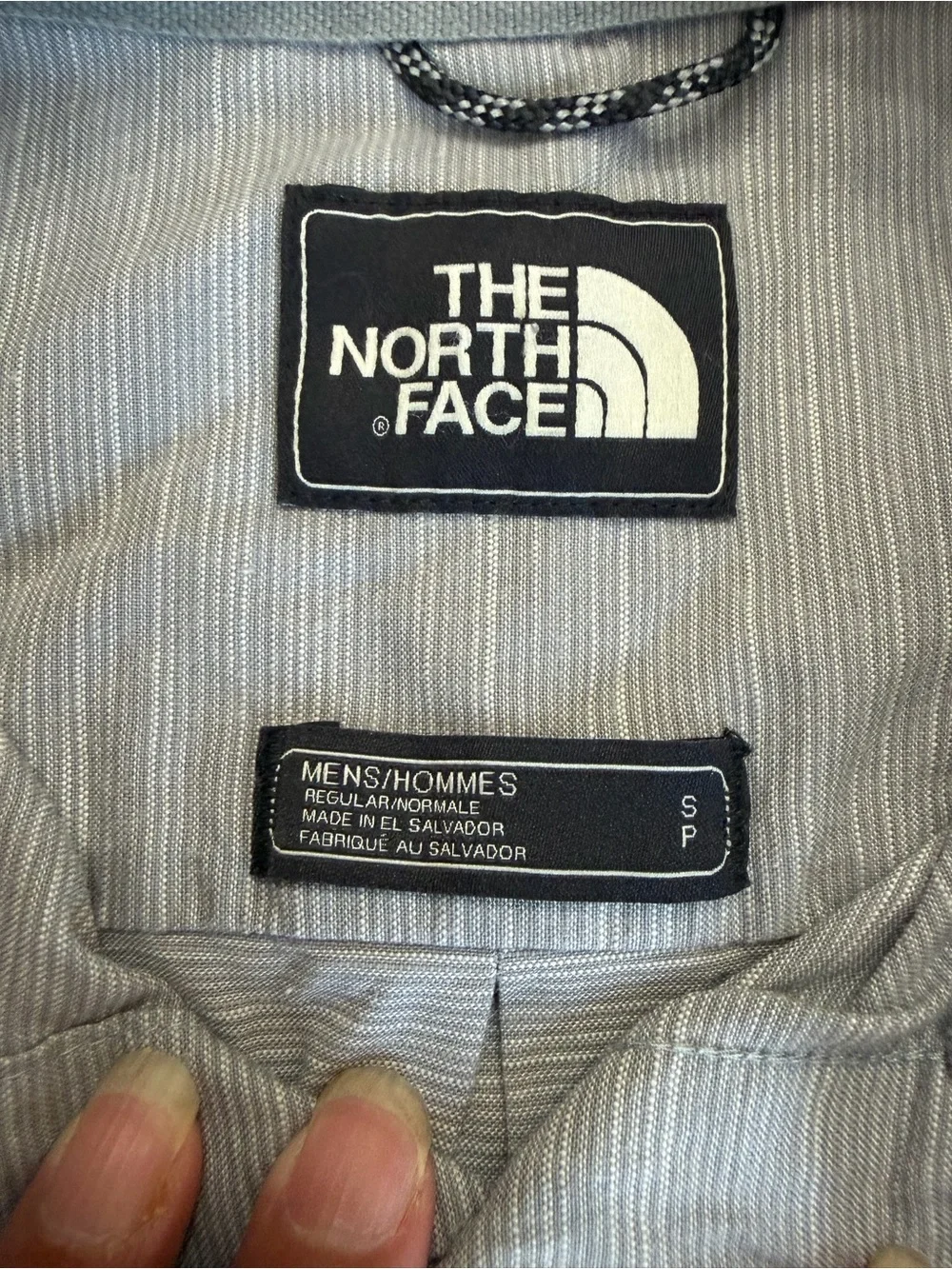 The North Face Men’s Pale Blue Short-Sleeve Button-Down Shirt